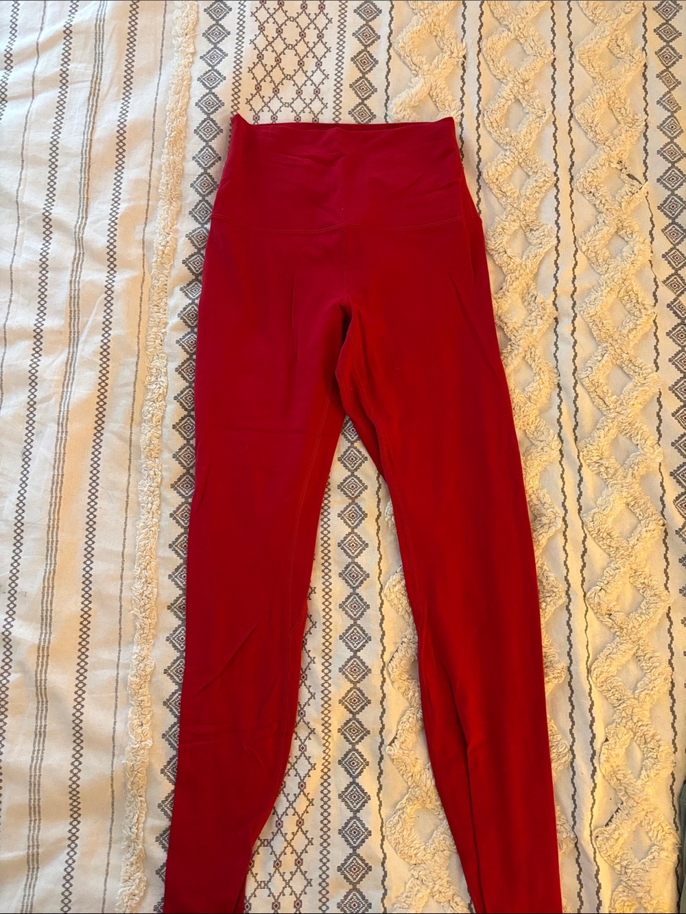 lululemon athletica High-Waist Red Leggings